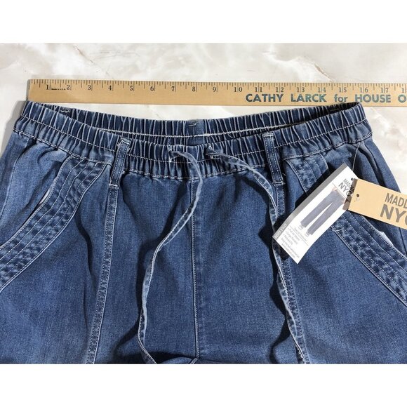 Cargo Pull-On Y2K Cargo Wide Leg Skater High Rise Big Pocket Flare Jeans Sz Lrg - Picture 3 of 10